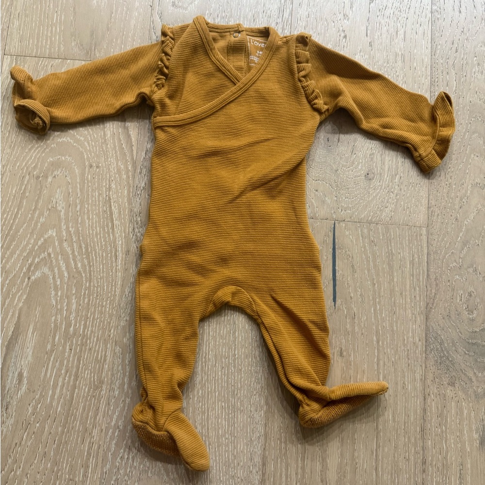 LovedBaby boutique footed romper